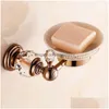 Haczyki szatowe mydła naczynia w stylu euro krystaliczna mosiężna uchwyt ceramika naczyń do łazienki domowe akcesoria HK-31 Drop de homefavor dhlkm