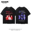 Depeche Mode fängt das trendige Band-Kurzarm-T-Shirt für Männer und Frauen und den neuen Sommer-Rock'n'Roll-Retro-Halbarm-Trend aus Baumwolle ein