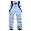 Männer Hosen Männer Frauen Ski Winddicht Wasserdicht Winter Verdicken Schnee Outdoor Sport Snowboarden Atmungsaktive Träger Hosen Unisex