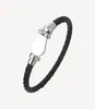 Pulseiras pulseiras na moda pulseira fivela magnética ferradura tijolo incrustado corda de aço inoxidável u bagnle moda charme acessórios w7942906