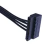 Новые адаптеры для ноутбуков Зарядные устройства Материнская плата Маленький 4-контактный кабель для жесткого диска SATA Линия питания жесткого диска SSD Шнур питания оптического привода Двойной шнур питания SATA