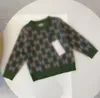 23SS Kids Designer Clothes Pullover Baby Boy Girl Sweaters Jumper Långärmad barn