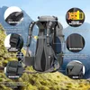 Bolsas al aire libre Lixada 50L Bolsa de escalada impermeable con cubierta de lluvia Mochila de nylon Mochila deportiva Camping Viajes Trekking Mochila 231215