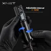 Tattoo Guns Kits Ambition Machine Gun Pen Portable Wireless Battery Strong Coreless Motor LED Digital Display for Art 231214