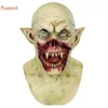 Kosmask halloween skräck full ansiktsmask läskig skrämmande zombie latex mask kostym party rekvisita q0806255z