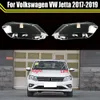För VW Jetta 2017 2018 2019 Strålkastare Transparent lampskärm för strålkastare Skal täckningslinsglasbiltillbehör