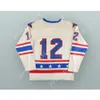 Custom BOBBY CRAWFORD 12 TEAM USA WORLD JUNIOR CHAMPIONSHIPS WHITE HOCKEY JERSEY NEW Top Stitched S-M-L-XL-XXL-3XL-4XL-5XL-6XL