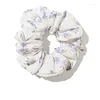 15pcs Fashion Floral Print Scrunchies Ponytail Holder Elastic Hair Bands Women Girls Headwear Boutique Accessories