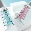 Shoe Parts Accessories Cross Buckle Elastic Laces No Tie Shoelaces For Sneakers Flat Shoelace Kids Adult One Size Fits All Shoes 231215