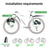 Fahrradschutzblech RBRL Fahrradschutzblech-Set MTB Radfahren Schutzblech E-Bike verstellbar Mountainbike TPE Verbreitern Verlängern Patent Schnellverschlussschutz 231215