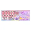 Unghie finte riutilizzabili a pressione 150 pezzi stile colore a contrasto decorazione manicure fai da te finta con superficie liscia lucida piatta