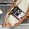 School Bags Fashion Male Travel Canvas Lady Brown Trendy Book Bags Men Vintage College Backpack Girl Boy Laptop School Bag female 231213