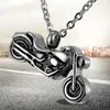 Pendentif Colliers Cool Design Keepsake Urn Moto Memorial Cendres Collier Bijoux Pour Homme Garçon Femmes Cadeau