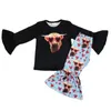 Kledingsets RTS Boutique Pyjama's met lange mouwen voor meisjes, outfits, babyset met eend-liefdeshart