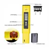 Ph-mètres en gros portable LCD compteur numérique stylo de testeur précision 0.01 Aquarium piscine eau vin urine Matic calibrage mesure DHQ0V