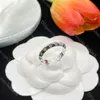 Klassischer Diamantring für Damen, Designer-offener Ring, luxuriöser Damenschmuck, Valentinstagsgeschenk, Großhandel, Verlobungsringe, 3 Farben