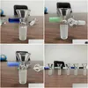 لوازم المختبر بالجملة 14 مم مختبر Glasre Borosilicate Glass مفصل صافٍ شريحة من الذك