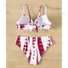 Swimwear Women's Sexy Print Bikinis 2023 MAISONS FEMMES PUSH UP Up Female Sweming Bathing Trots de baignade