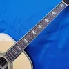 41 -calowa forda litego drewna jodła prawdziwa gitara akustyczna czarnego palca