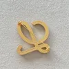 Simple Letter Pins Brooch Luxury Designer Jewelry For Women Gold Broochs Mens Classic Breastpin Scarf Suit Party Dress Ornament