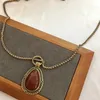 Pendant Necklaces Vintage Court Style Red Agate Water Drop Necklace