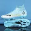 Ultra Light Long Nail AG Football Boots TF Turf Soccer Shoes Gold White Black Blue Training Shoes for Youth Women Men