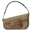 Роскошные дизайнерские сумки сумки через плечо Horsebit 1955 седло коричневая сумка подмышками на плече женщины мужчины посыльный винтажный кожаный слинг маленькая квадратная сумка через плечо 7A
