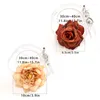 Gargantilla Vintage con flor de rosa grande para mujer, collares de clavícula a la moda para mujer, cadena elegante con flores para el cuello, joyería para mujer, regalo de fiesta de boda