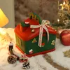 Sac à pommes de noël exquis, joli cadeau pour enfants, sac à bonbons de la maternelle, pour hommes et femmes, coffret cadeau d'emballage rouge pour réveillon de noël