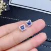 Stud Earrings KJJEAXCMY Boutique Jewelry 925 Sterling Silver Inlaid Natural Ruby Sapphire Emerald Female Support Detection