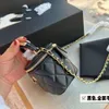 Tasarımcı Çanta Kanalı Mini Ruj Çanta Çanta Ayna Çanta Tek Omuz Crossbody Çanta Kadın Çantası