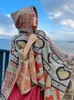 Shawls Imitation Cashmere Elegant Women Scarf Winter Hooded Poncho Warm Female Boho Thick Wrap Blanket Capa Para Mujer Pashmina Shawls 231214