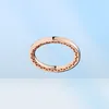 925 Sterling Silver Radiant Hearts Rose gold Ring Original box for Jewelry Gold Ring for Women Best Gift4261266