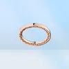 925 Sterling Silver Radiant Hearts Rose gold Ring Original box for Jewelry Gold Ring for Women Best Gift5350808