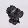 Jagdzielfernrohr ROMEO5 Red Dot Sight Holographic Reflex Compact 2MOA Airsoft Sight Jagdvisier mit Riser-Schienenmontage