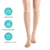 Socks Hosiery Open Toe Varicose Veins Socks Promote Blood Return Nylon Spandex Medium Socks S M L XL Compression Garments 231215