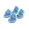 Dog Apparel Shoes For Dogs Chihuahua Summer Puppy Pet Cat Soft Breathable Sandals Anti-Slip Shoe Candy Colors Supplies