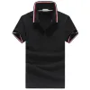 Marque de luxe Hommes Designer Polo T-shirt Mode d'été Respirant Revers à manches courtes Casual Top Polos Revers Jarretière Impression Top Qualité Lit