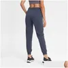 Yoga kıyafeti l-96 klasik joggers dcord kolay fit pantolon ile cep teri uyanık fitness dans eden eşofmanlar koşuyor Breathabl dhxjk