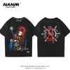 X Japan Japan döljer Yoshiki Band Kort ärm T-shirt Mäns Rock Metal som omger rena bomullshalv ärmar