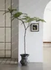 Dekorative Blumen Hohe Simulation Grünpflanze Jacaranda Mimosifolia Boden Bett Frühstück Wohnzimmer Zen Becken Landschaft Gefälschte Bäume