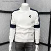 Männer Polos 2023 Sweatshirt Männer Herbst und Winter Koreanische Rundhals Langarm Shirts Top Kleidung Casual Mantel Männer tragen Q231215