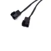 Nowe adaptery laptopa ładowarki 1 do 2 4Pin kabel USB od 12V do 5 V komputer wentylator zasilający zasilacz Kabel adapter