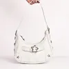 Evening Bags Women's Leather Temperament Y2K Sexy Fashion Stars Shoulder Underarm Handbag 231215