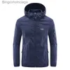 Others Apparel Sun Protection Clothing for Men - Windbreaker UPF 50 UV Block Hood Thin Outerwear Summer Jacket for Sport Camping FishingL231215