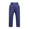 Pantalon Pantalon d'hiver décontracté fille garçon avec rembourrage en coton épais pour la chaleur Pantalon bottes de ski imperméables coupées avec élastique taille haute jambes bébé et enfant 231214