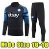 Kids child 22 23 Napoli Soccer tracksuits OSIMHEN INSIGNE 2023 Naples MAGLIA MERTENS VERDI MILIK Men Tracksuit Hoodies Jacket Long sleeve pant long sleeve full sets