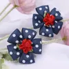 Hair Accessories Ncmama 2Pcs Colorful Clips For Baby Girls Handmade Ribbon Bowknote Barrettes Hairgrips Pin Boutique