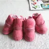 Dog Apparel 4PCS/Set Winter Warm Boots Outdoor Snow Walking Non-slip Puppy Sneakers Supplies Comfortable Pet Shoes