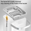 Mops Hand Free Flat Floor Mop Bucket Set For Professional Home Cleaning System With Washable Microfiber Pads 231215